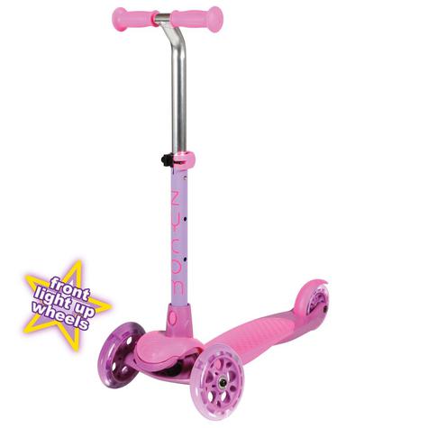 Zycom Zing Inc Light Up Wheels - Pink / Purple 3 Wheel Scooter